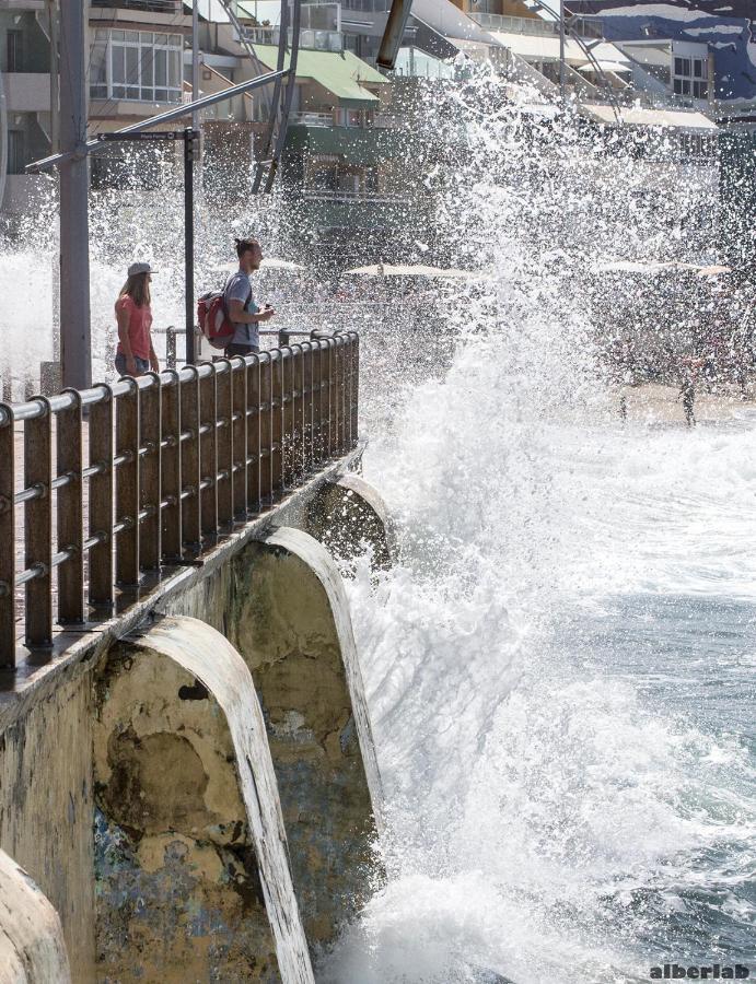 Seafront Terrace Home Las Canteras Beach - Wifi Las Palmas Buitenkant foto